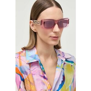 Versace ochelari de soare femei, culoarea roz imagine