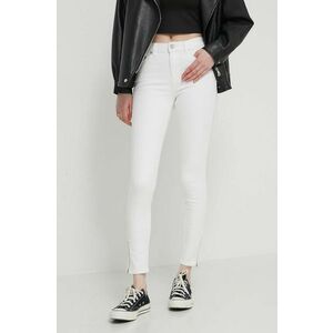 Tommy Jeans jeansi Nora femei, culoarea alb, DW0DW17567 imagine