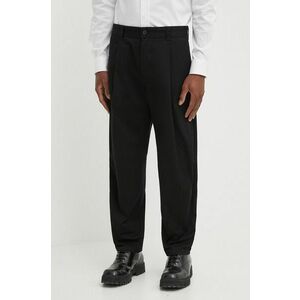 Diesel pantaloni P-ARTHUR bărbați, culoarea negru, cu fason chinos, A11096.0HJAH imagine