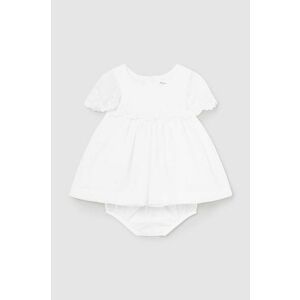 Mayoral Newborn rochie bebe culoarea bej, mini, evazati imagine