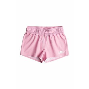Roxy pantaloni scurti copii RG ESSENTIALS culoarea roz, neted imagine