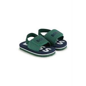 BOSS sandale copii culoarea verde imagine