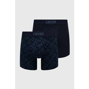 Levi's boxeri 2-pack barbati, culoarea albastru marin imagine