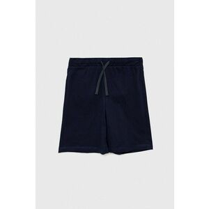 United Colors of Benetton pantaloni scurți din bumbac pentru copii culoarea albastru marin, imagine
