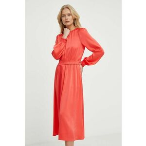 MICHAEL Michael Kors rochie culoarea rosu, midi, evazati imagine
