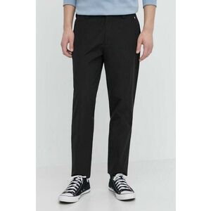 Tommy Jeans pantaloni bărbați, culoarea negru, drept, DM0DM18938 imagine