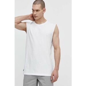 Superdry tricou din bumbac barbati, culoarea alb imagine