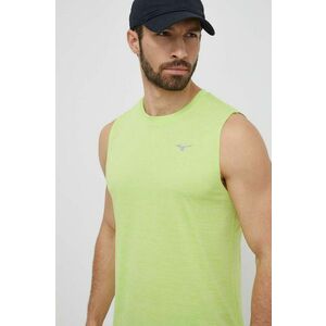 Mizuno tricou de alergare Impulse Core culoarea verde, J2GAB011 imagine
