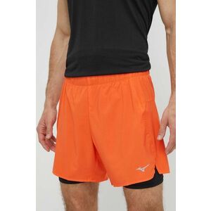 Mizuno pantaloni scurți de alergare Core 5.5 culoarea portocaliu, J2GBB010 imagine