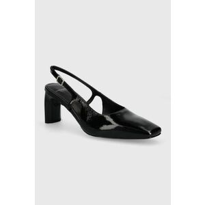 Vagabond Shoemakers pantofi de piele VENDELA culoarea negru, cu toc drept, cu toc deschis, 5723-160-20 imagine