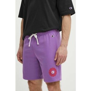 Champion pantaloni scurți bărbați, culoarea violet, melanj 219850 imagine