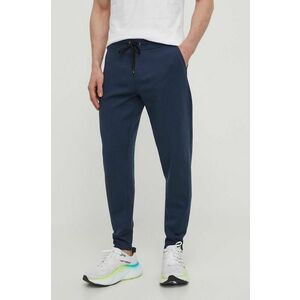 On-running pantaloni sport barbati, culoarea albastru marin, neted imagine