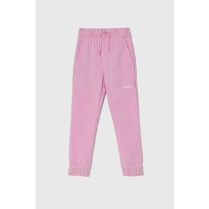 Columbia pantaloni de trening pentru copii Columbia Trek II Jo culoarea roz, cu imprimeu imagine