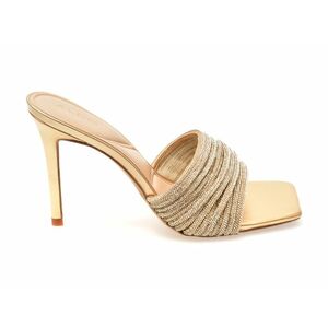 Papuci eleganti ALDO aurii, 13738915, din material textil imagine