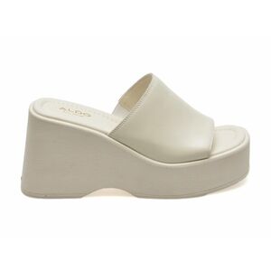 Papuci casual ALDO albi, 13542774, din piele naturala imagine