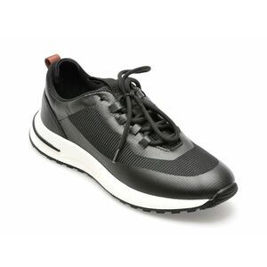 Pantofi sport PESETTO negri, 294001, din material textil imagine