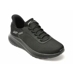 Pantofi sport SKECHERS negri, BOBS SQUAD CHAOS, din material textil imagine