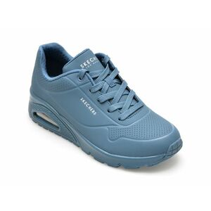 Pantofi sport SKECHERS albastri, UNO, din piele ecologica imagine