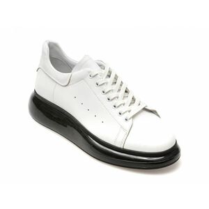 Pantofi casual GRYXX albi, MQ1, din piele naturala imagine