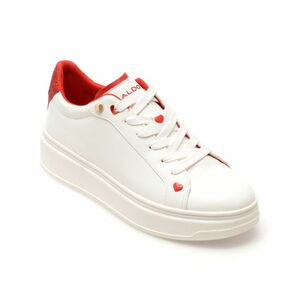 Pantofi casual ALDO albi, 13713017, din piele ecologica imagine