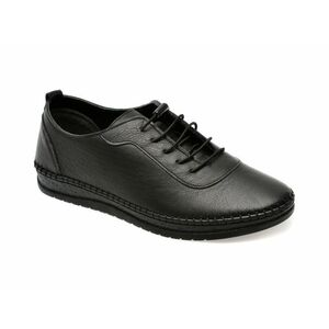 Pantofi casual FLAVIA PASSINI negri, CS581, din piele naturala imagine