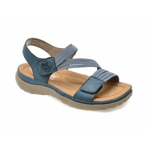Sandale casual RIEKER albastre, 64870, din piele ecologica imagine