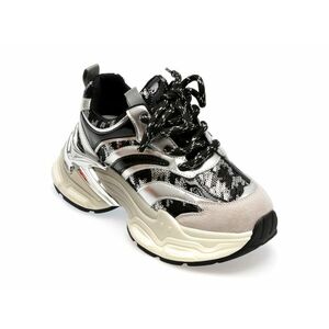 Pantofi sport FLAVIA PASSINI argintii, 20261, din piele naturala imagine