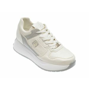 Pantofi sport LAURA BIAGIOTTI albi, 8412, din material textil imagine