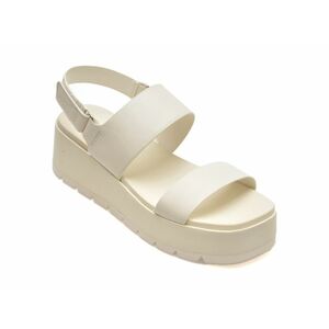 Sandale casual ALDO albe, 13713130, din piele naturala imagine
