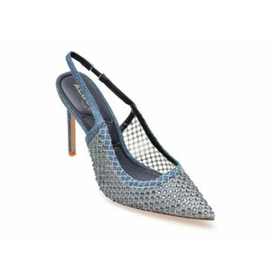 Pantofi eleganti ALDO bleumarin, 13697490, din material textil imagine
