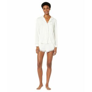 Imbracaminte Femei Plush Ultra Soft Jersey Pajama Set IvoryGrey imagine