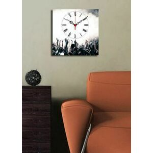 Ceas decorativ de perete Clock Art, 228CLA1601, Multicolor imagine