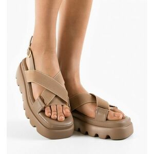 Sandale dama Trixie Khaki imagine