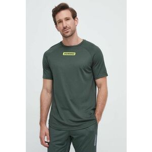 Hummel tricou de antrenament Topaz culoarea verde, cu imprimeu imagine