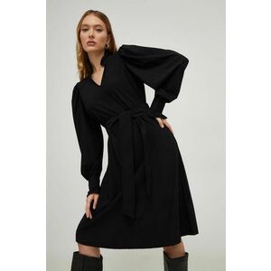 Answear Lab rochie culoarea negru, mini, drept imagine