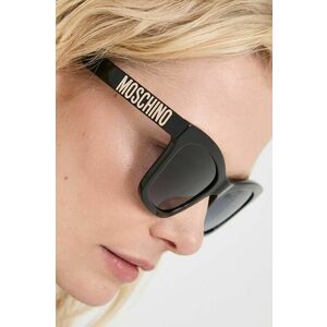 Moschino ochelari de soare femei, culoarea negru imagine