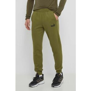 Puma pantaloni de trening culoarea verde, cu imprimeu 586715 imagine