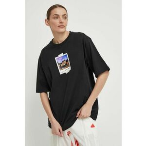 adidas tricou din bumbac femei, culoarea negru, IS1240 imagine