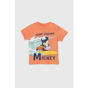 zippy tricou din bumbac pentru bebelusi culoarea portocaliu, cu imprimeu imagine