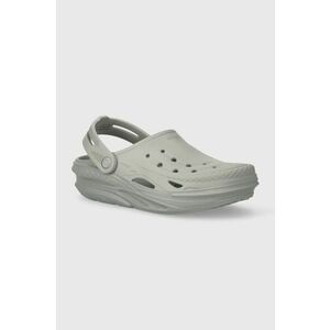 Crocs papuci Off Grid Clog femei, culoarea gri, 209501.007 imagine