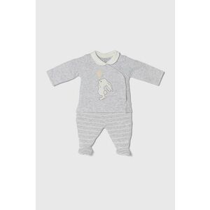 zippy pijamale pentru bebelusi culoarea gri, cu imprimeu imagine