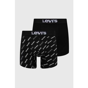 Levi's Boxeri (2-pack) bărbați, culoarea negru imagine