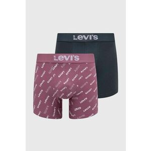 Levi's boxeri 2-pack barbati, culoarea roz imagine