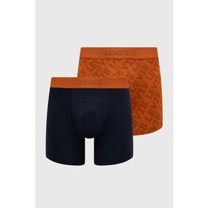Levi's boxeri 2-pack barbati, culoarea portocaliu imagine