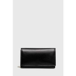 Answear Lab portofel de piele femei, culoarea negru imagine