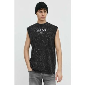 Karl Kani tricou din bumbac barbati, culoarea negru imagine
