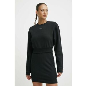 Reebok Classic bluza Wardrobe Essentials femei, culoarea negru, neted, 100075539 imagine