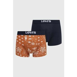 Levi's boxeri 2-pack barbati, culoarea portocaliu imagine