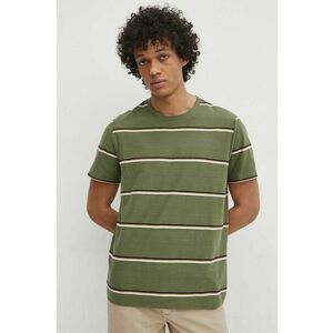 Medicine tricou din bumbac barbati, culoarea verde, modelator imagine