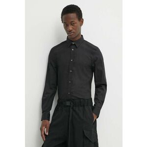 Diesel cămașă S-BENNY-CL bărbați, culoarea negru, cu guler clasic, slim, A10617.0QFAV imagine